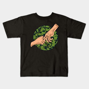 Go Green With Love Kids T-Shirt